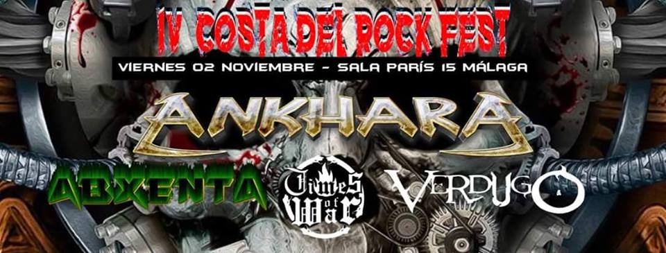 El IV COSTA DEL ROCK FEST ha confirmado hoy los horarios de las actuaciones