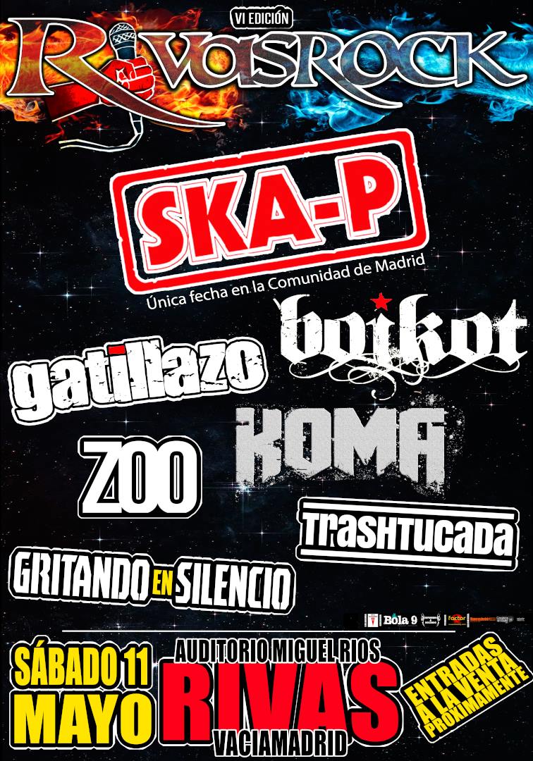 RIVAS ROCK FESTIVAL confirma fecha y cartel