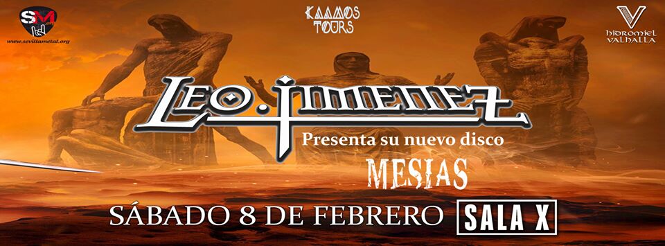 LEO JIMÉNEZ estará actuando en Sevilla el 8 de febrero (Sala X)