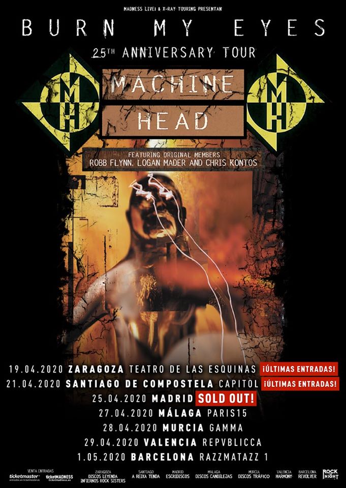 Machine Head agota entradas en su concierto de Madrid