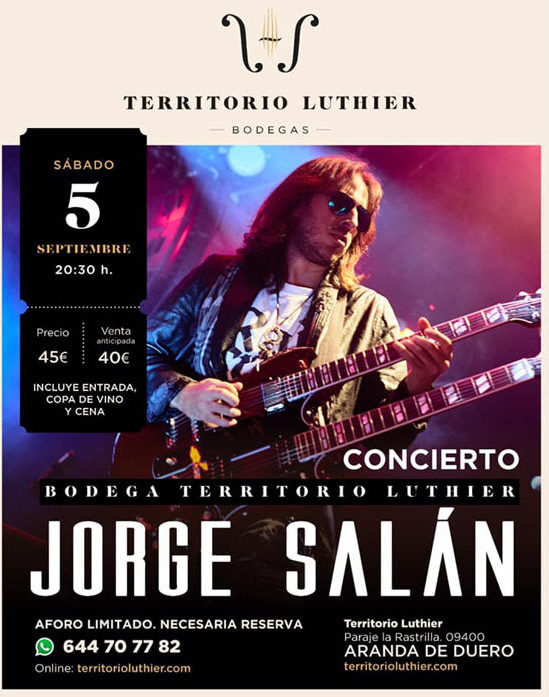 JORGE SALAN: Cena y concierto de blues en Aranda de Duero (León)