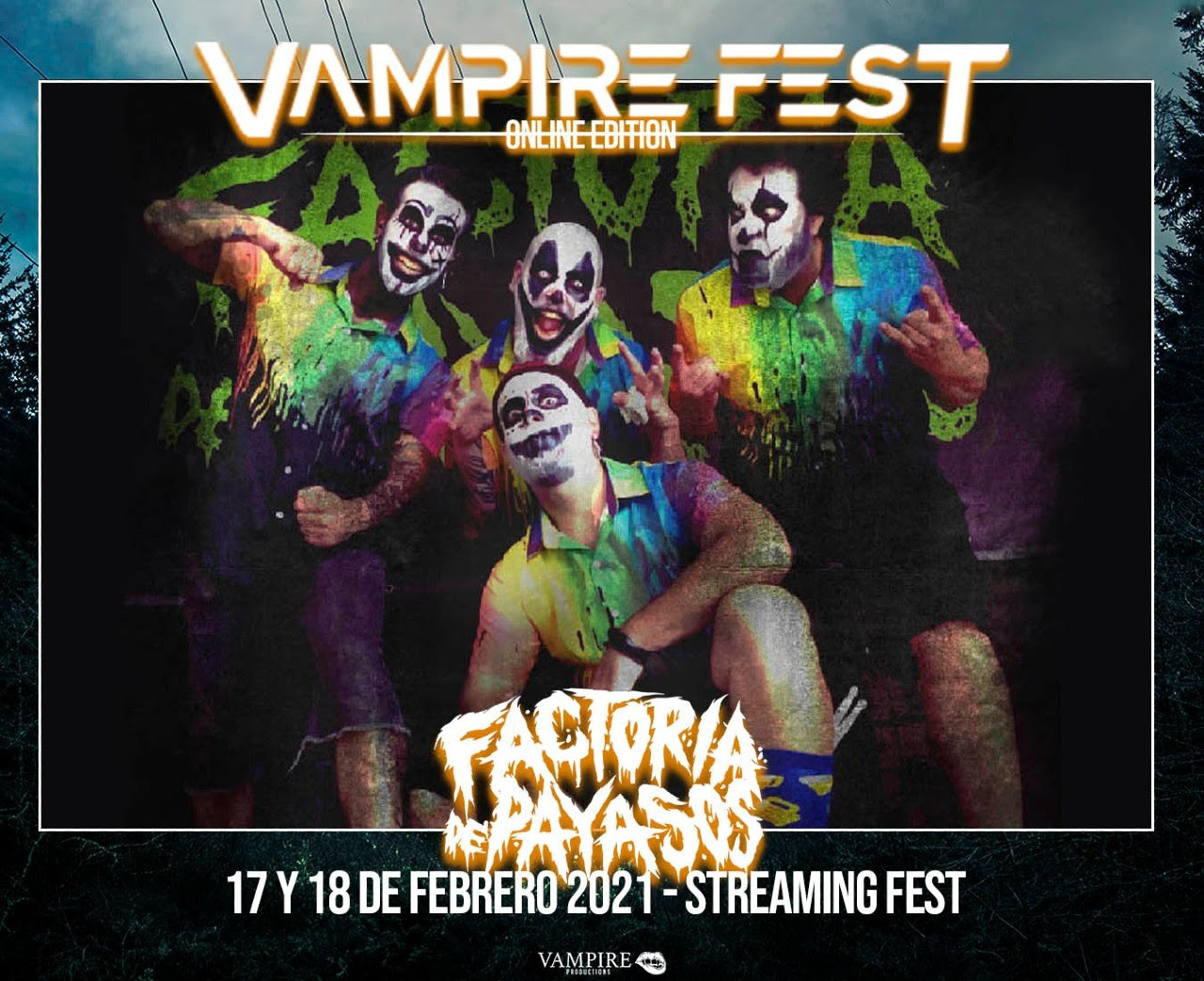 Vampire Fest Online Edition presenta 4 nuevas bandas