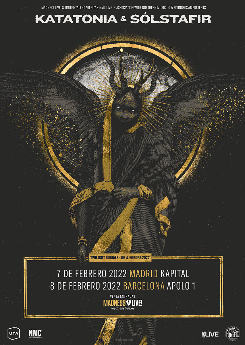 katatonia + Sólstafir: Gira por España en febrero de 2022