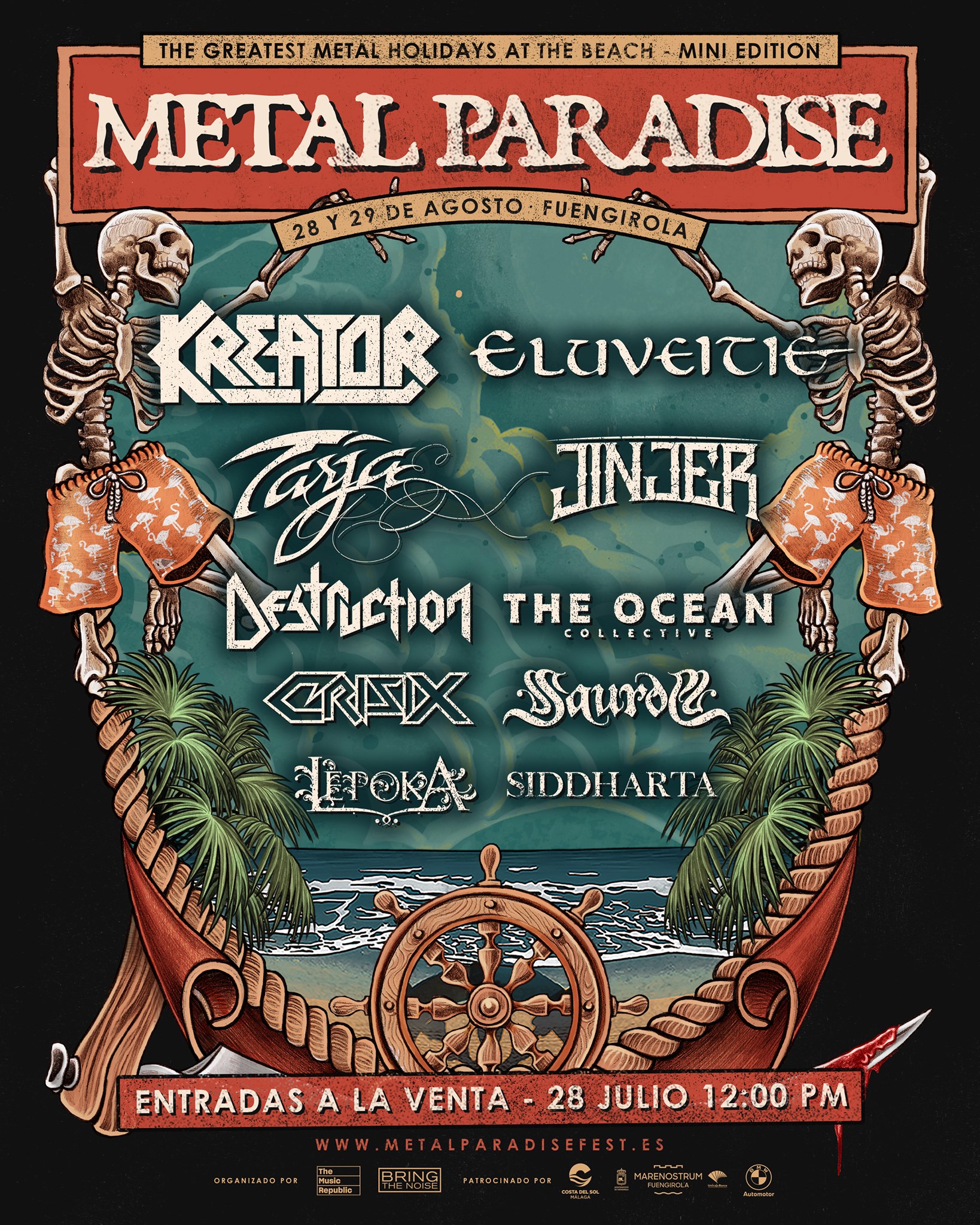 Metal Paradise Fest confirma el cartel para su edición de 2021