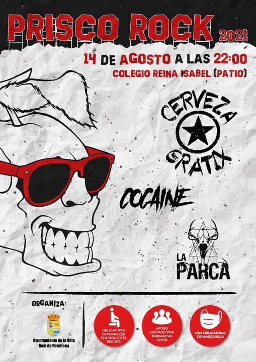 Prisco Rock 2021 – El 14 de agosto en Purullena (Granada)