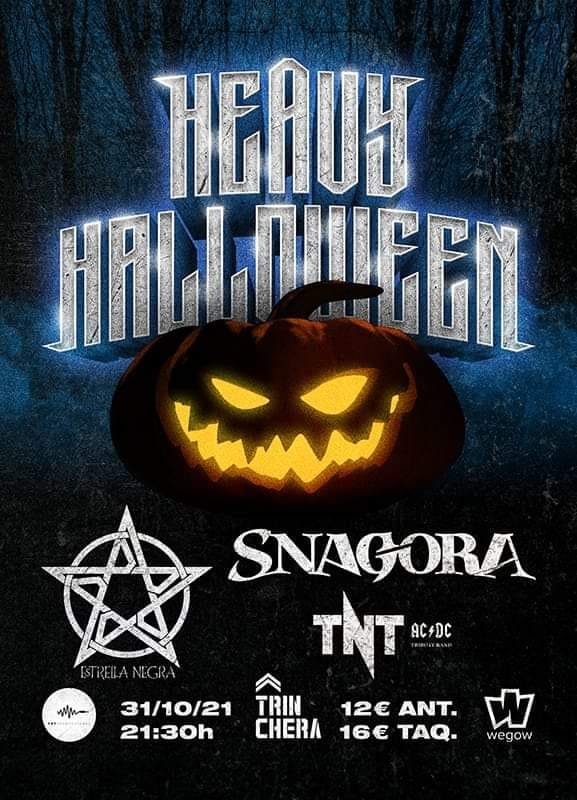 Happy Halloween: El 31 de octubre en Málaga con Snagora – Estrella Negra y TNT