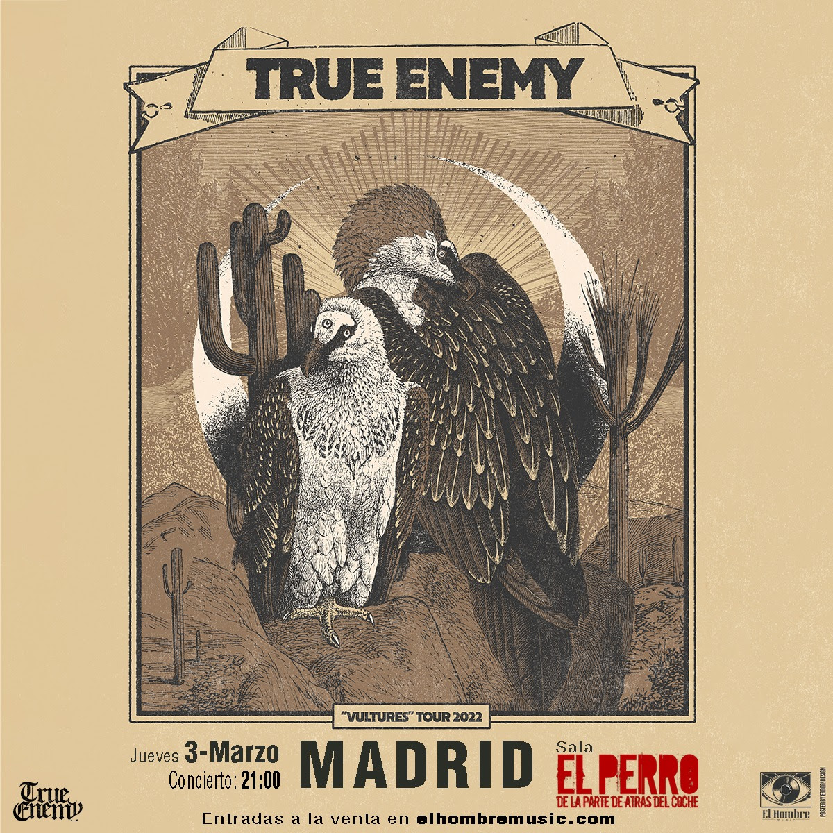 [Crónica] True Enemy presentan su nuevo disco “Vultures” por todo lo alto en Madrid