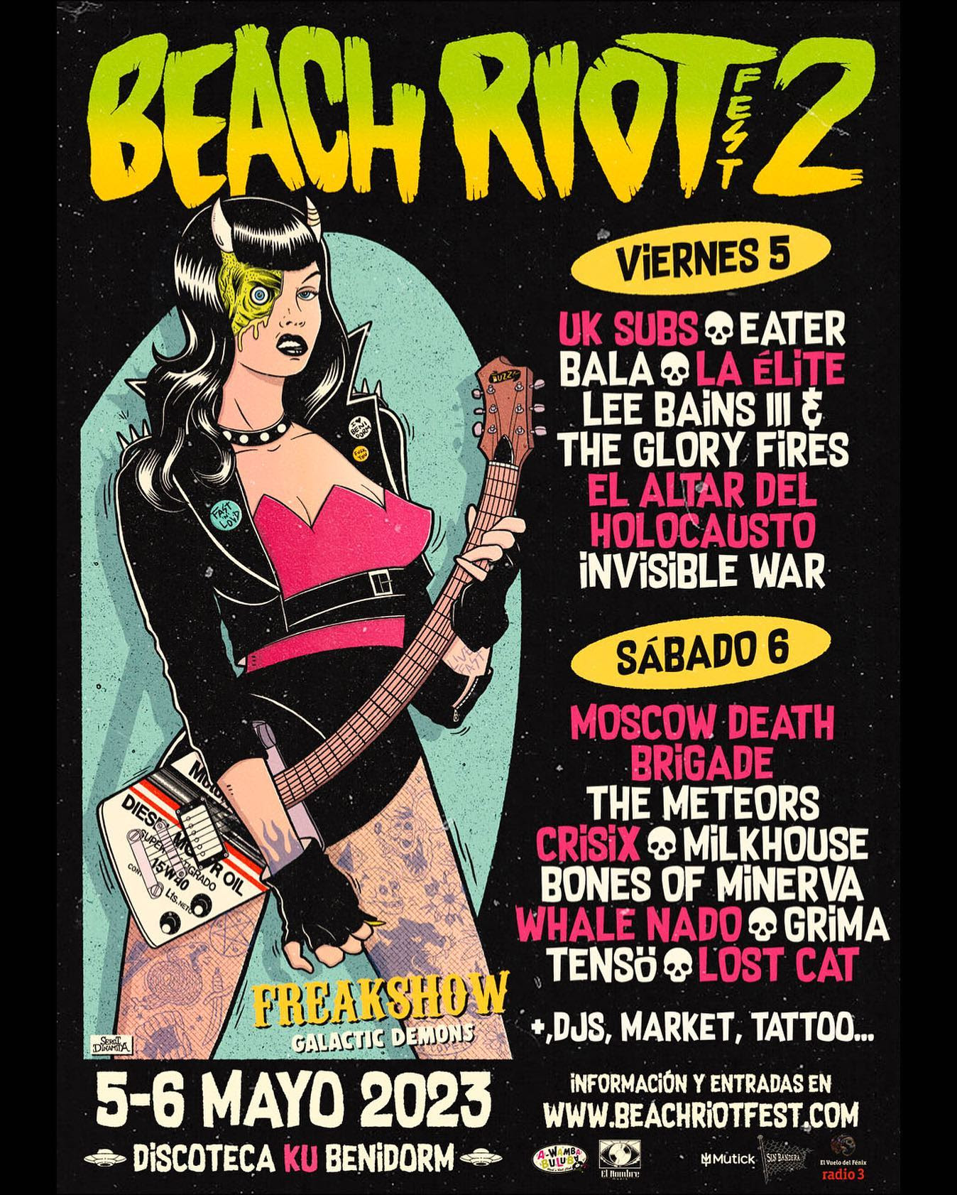 Beach Riot Fest 2023 anuncia el cartel por días